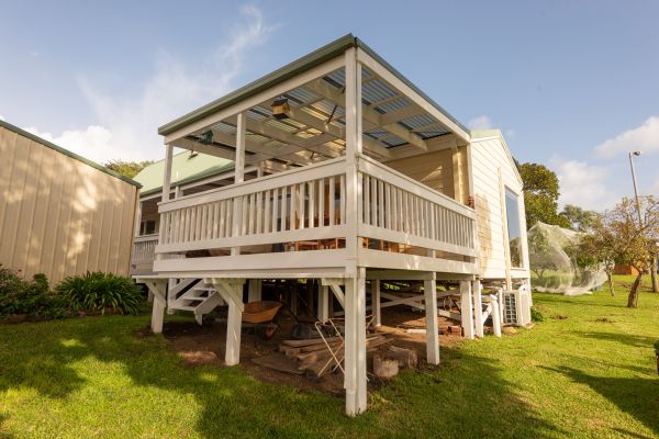 Deck Post Reconstruction